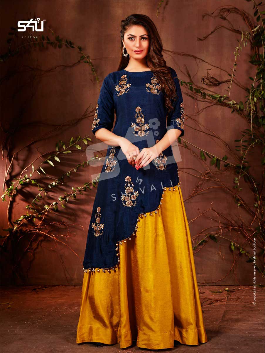 S4U Kitty Party Vol-6 Silk Georgette Kurti Sets S4U Kitty Party Vol-6 Silk Georgette Kurti Sets